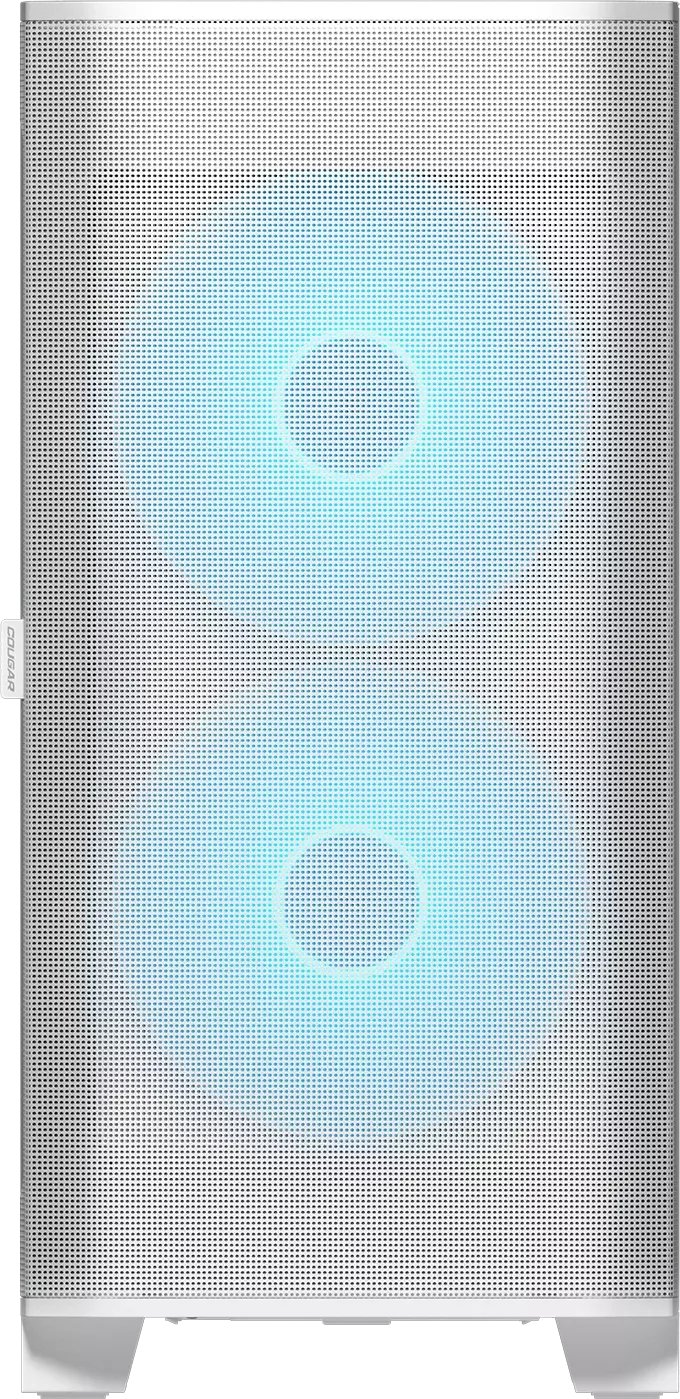 Kuti PC Cougar CGR-5YA6W-RGB, ATX E-ATX, xham i temperuar, e bardhë