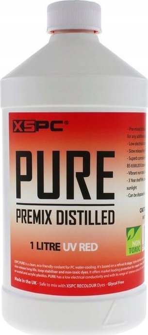 Lëng ftohës PC XSPC PURE Premix, 1L, UV i kuq