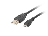 Kabllo Lanberg, Micro-USB B / USB A, 1 m, e zezë
