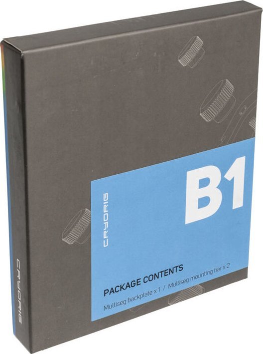 Backplate zëvendësues për ftohës Cryorig CR-B01, për seritë R1 C1 H5 A, i zi