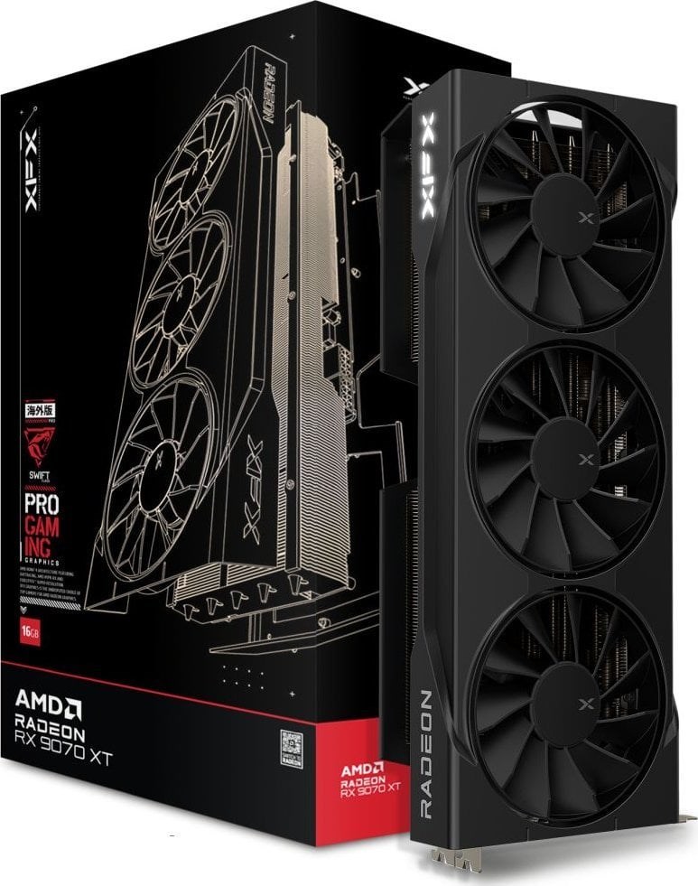 Kartelë grafike XFX Swift RX 9070XT, 16G