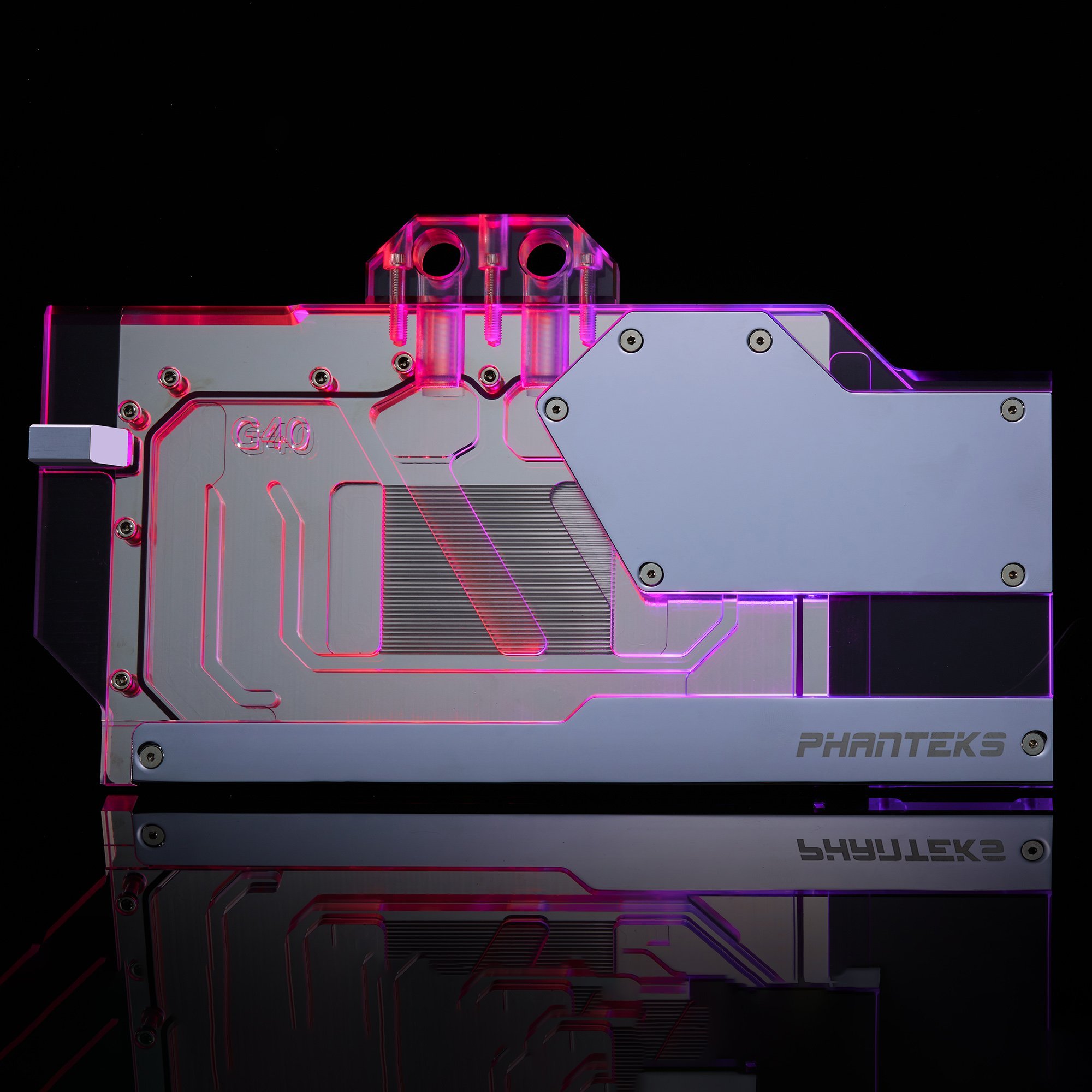 Bllok uji për grafikë Phanteks Glacier G40, me backplate, gri