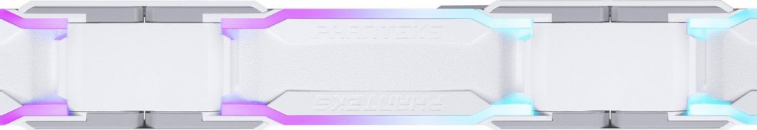 Ventilatorë PC Phanteks D30-120 D-RGB, set 3x120mm, PWM, të bardhë