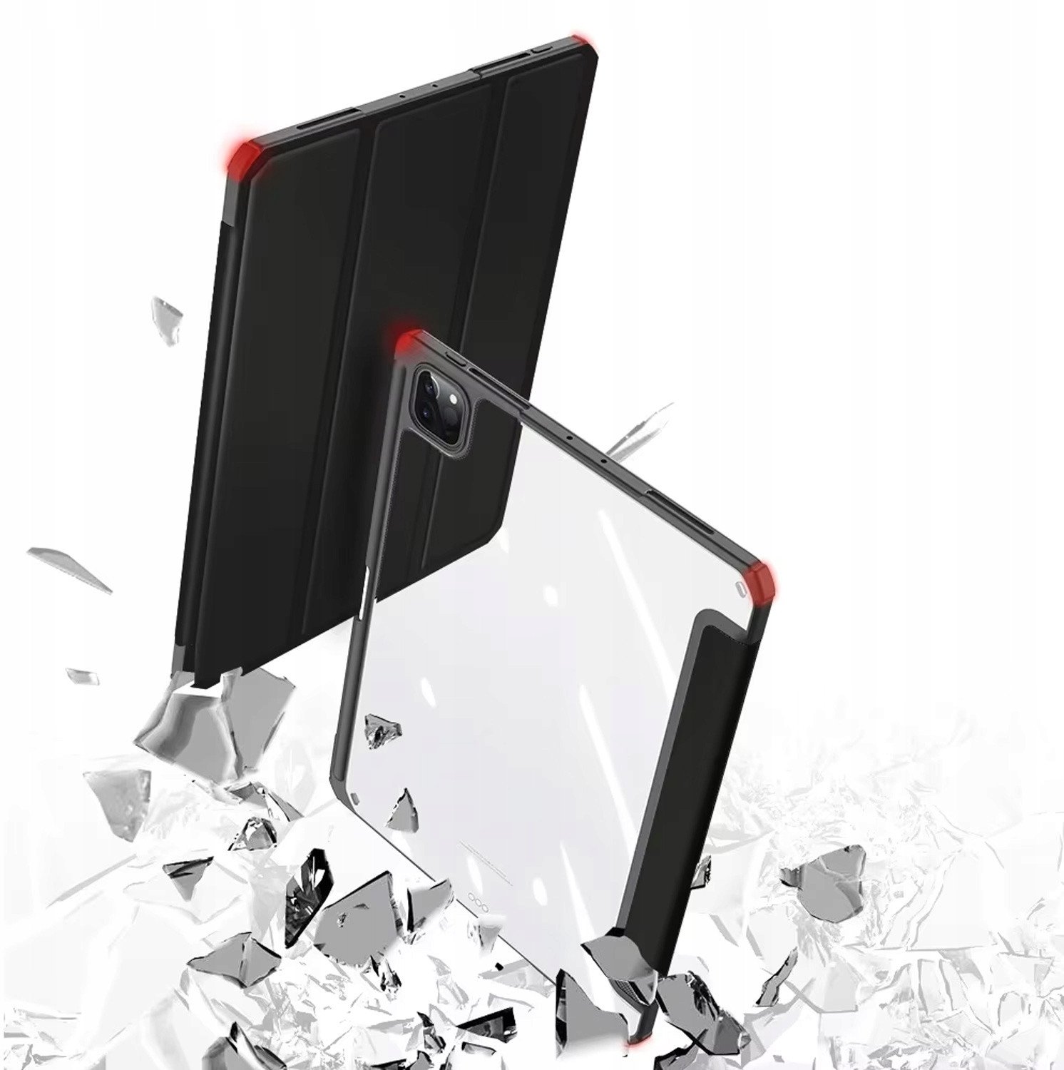 Тврд кристален калуп за iPad Air 13 Gen 6 2024, заштитен, розов