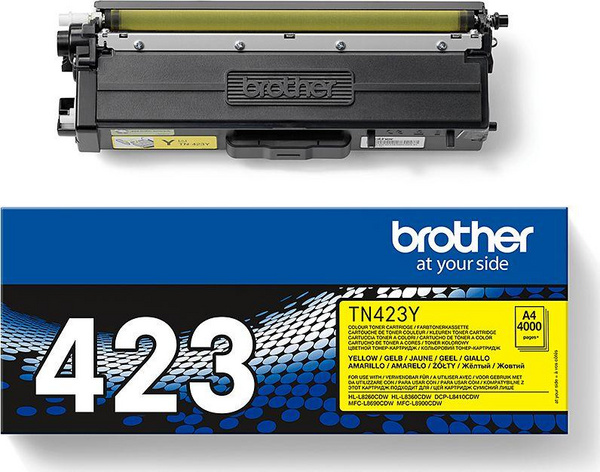 Toner për printer Brother (TN423Y), i verdhë