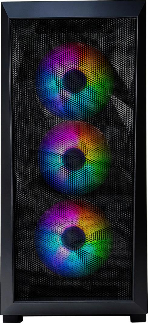 Kasë kompjuteri Xilence Breeze Performance A + X7 X712.RGB (XG131), e zezë