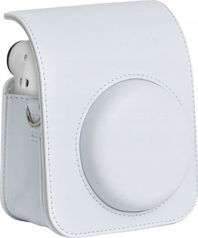 Set aksesorësh LoveInstant për Fujifilm Instax Mini 12, këllf lëkure me rrip, album 108 foto, i bardhë