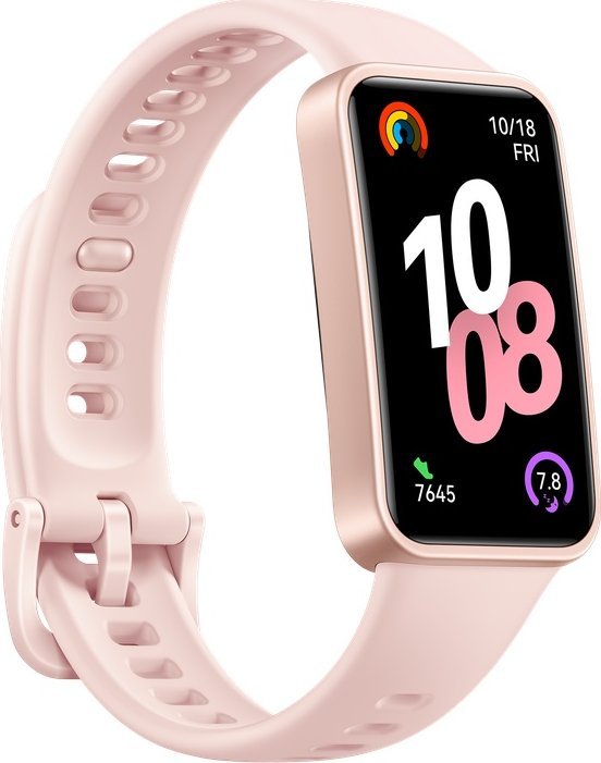 Byzylyk inteligjent Huawei Band 10, ekran 1.47" AMOLED, rezistent ndaj ujit 50 m, rozë