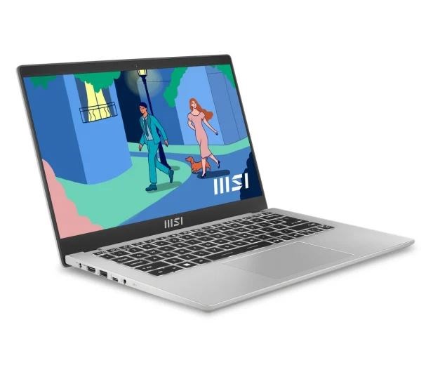 Лаптоп MSI Modern 14, 14", Intel i5-1155G7, 16 GB RAM, 512 GB SSD, сребрен