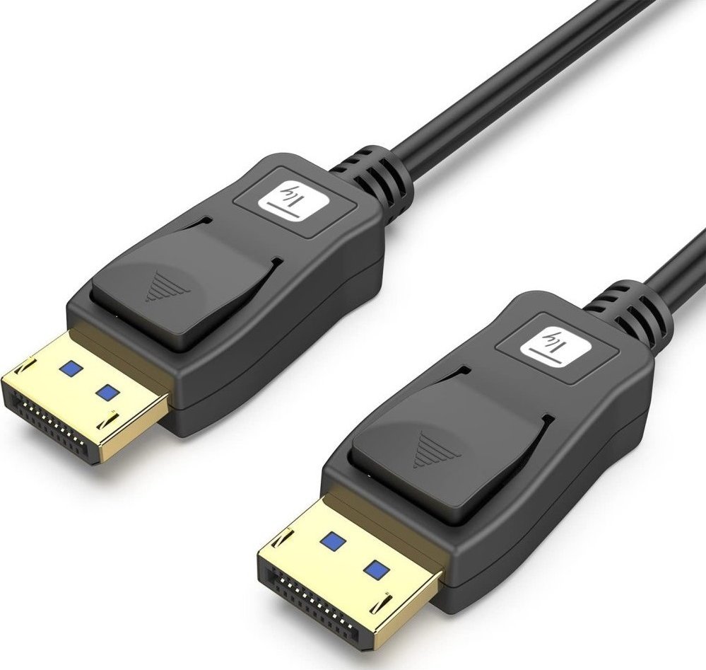 Kабел Techly DisplayPort 2.1, 4K, 3m, црн