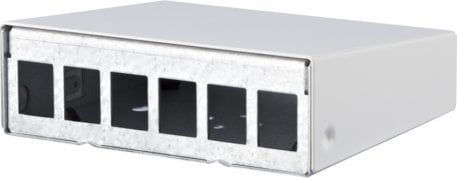 Kornizë murale Metz Connect AP, 6 porta Keystone, e bardhë