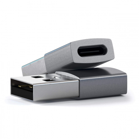 Përshtatës Satechi Aluminum USB-A - USB-C, i hirtë
