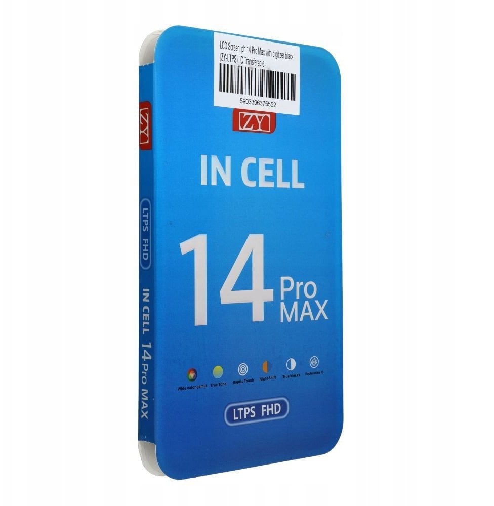 Ekran LCD OEM ZY për iPhone 14 Pro Max, me digitizer, i zi