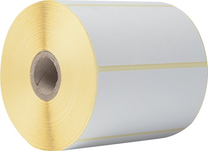 Etiketa vetëngjitëse Brother BDE-1J050102-102, 102 x 50 mm, direct thermal, të bardha