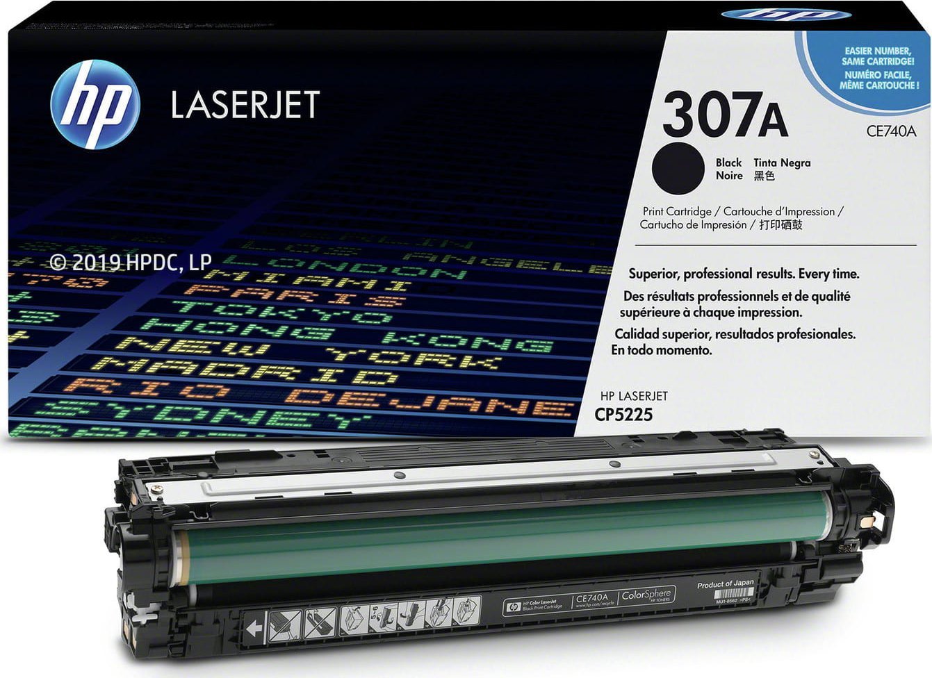 Toner HP 307A CE740A, origjinal, i zi