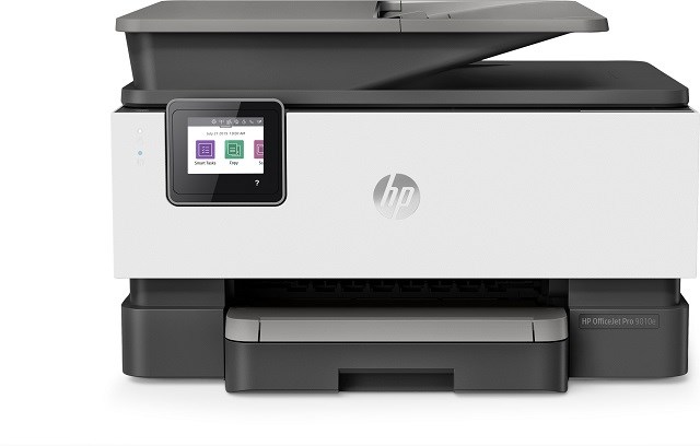 Printer multifunksional HP OfficeJet Pro 9010e, Inkjet termal, i zi