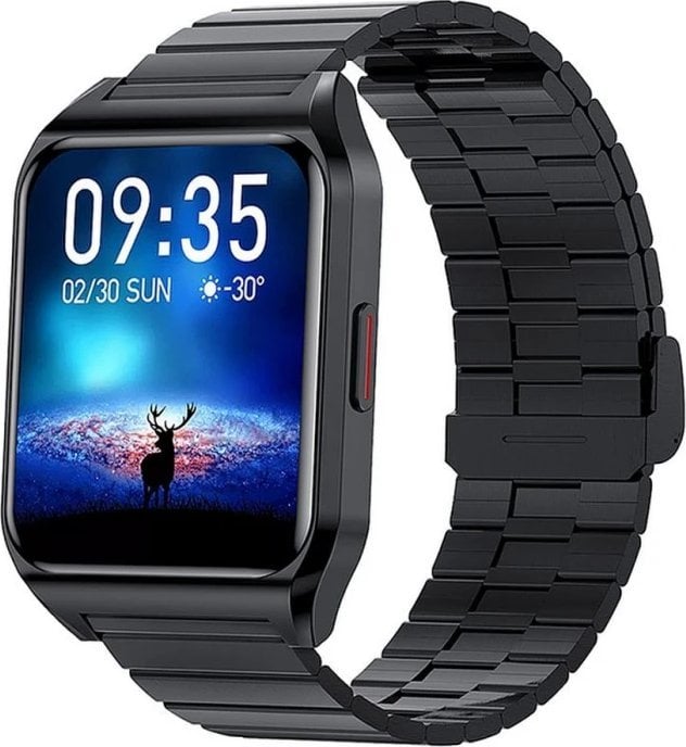 Smartwatch Rubicon RNCE89, 1.69", thirrje telefonike, i zi