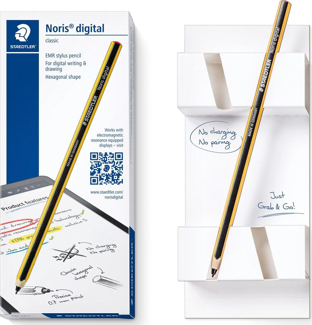 Stilolaps digjital Staedtler Noris Digital, EMR, 0.7mm, i zi verdhë