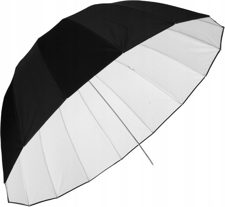 Çadër parabolike reflektuese Aurora U-160A, për studio fotografike, e bardhë