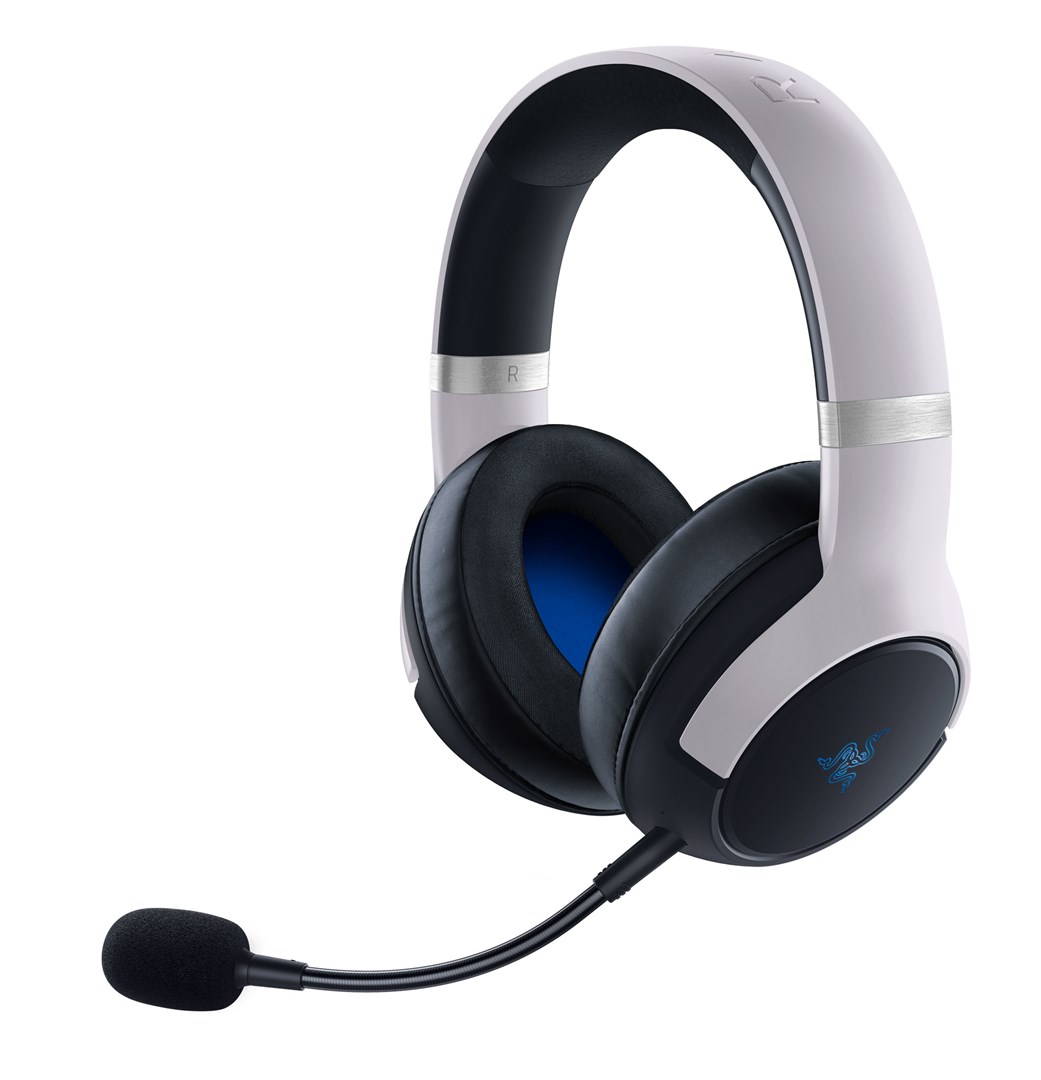Kufje lojërash Razer Kaira Pro HyperSpeed, Wireless, për PlayStation, të bardha 