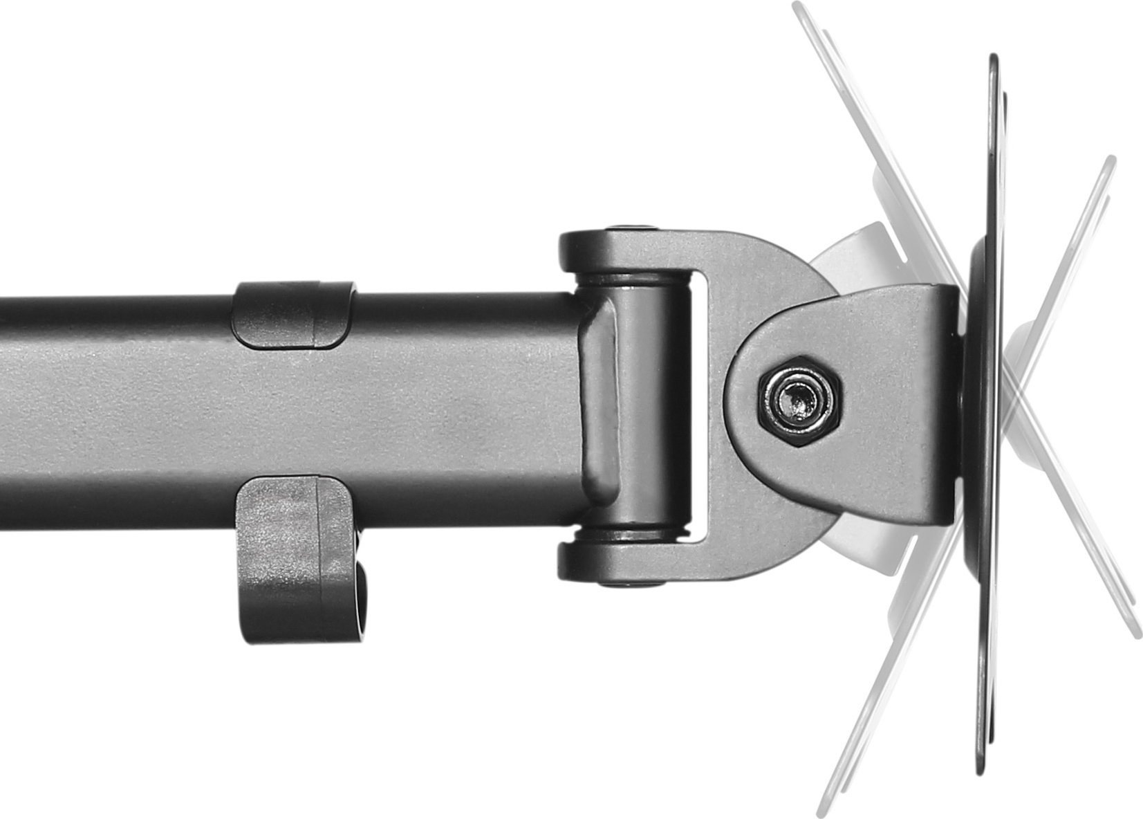 Држач за маса за монитор InLine 23104C, до 27", VESA 100x100, црн