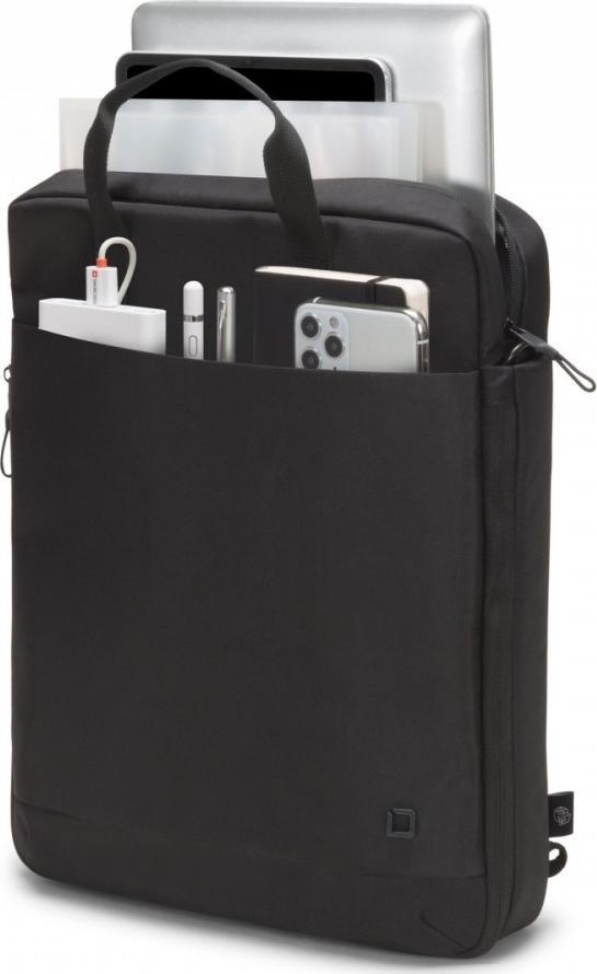 Çantë laptopi Dicota Eco Tote Bag Motion D31877 RPET, 15.6", material i papërshkueshëm nga uji, gri