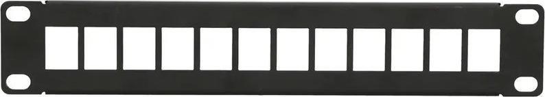 Panel patch Extralink 12 porta UTP, 10", modular, i zi