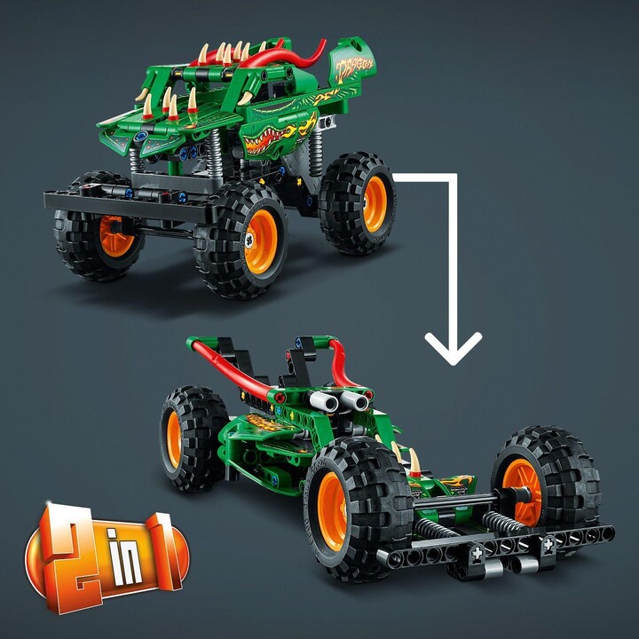 Set LEGO® Technic 42149 Monster Jam™ Dragon™, 217 pjesë