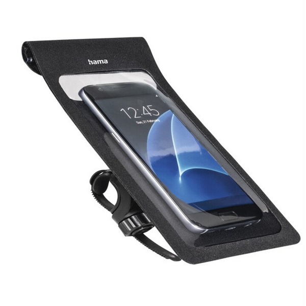 Mbrojtëse sportive Hama Slim për celular 8x16 cm, e zezë