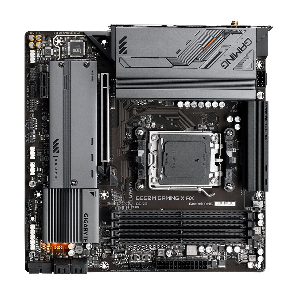 Pllakë amë Gigabyte B650M Gaming X AX (rev. 1.x) AMD B650 Socket AM5 micro ATX