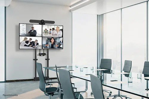 Mbajtëse muri për TV Neomounts WL55-875BL1, 37" 100", motorizuar, e zezë