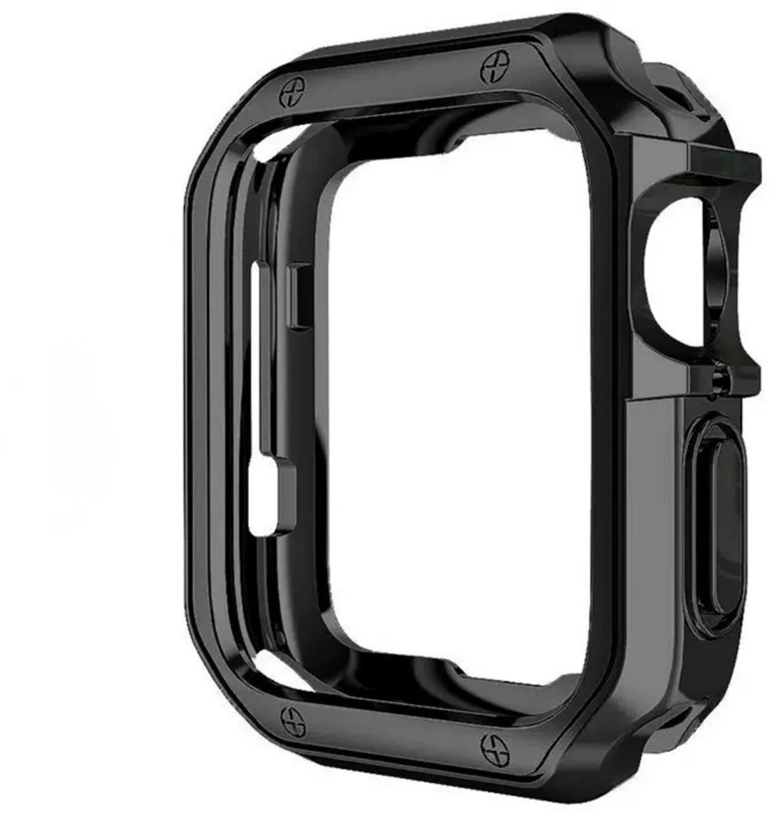 Mbrojtëse ore inteligjente Hurtel për Apple Watch 40mm Series 4 5 6 SE, TPU, e zezë