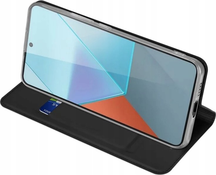 Mbulesë telefoni DUX DUCIS Xiaomi Redmi Note 13 Pro 5G Skin Pro, me qëndrim, e zezë