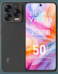 Telefoni ZTE Blade V70 Vita, ekran i madh, bateri e qëndrueshme, gri