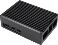 Алуминиумска кутија за мини компјутер ODS 739, за Raspberry Pi 5, црна