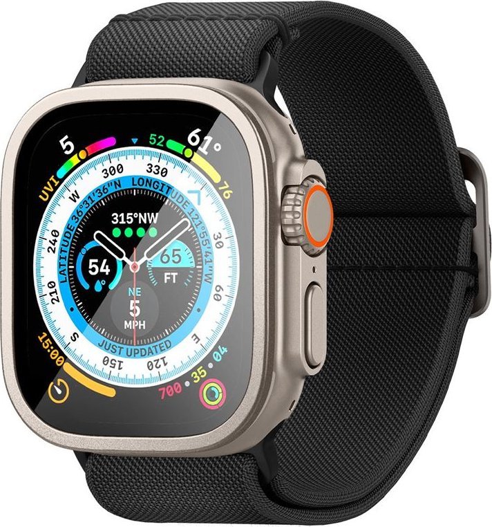 Mbrojtës ekrani Spigen Glass tR Slim Pro, për Apple Watch Ultra 2 Ultra 49mm, titan