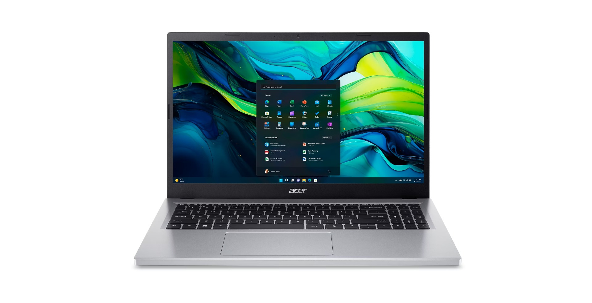 Laptop Acer Aspire Go 15, N100, 15.6", 4GB RAM, 128GB UFS, i argjendtë 