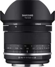 Objektiv Samyang Sony E 14mm F2.8 MF MK2, ultra i gjerë, për full frame, i zi