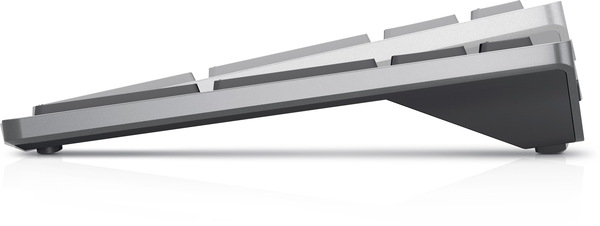 Tastierë Dell KB740, RF Wireless + Bluetooth, e zezë / e hirtë