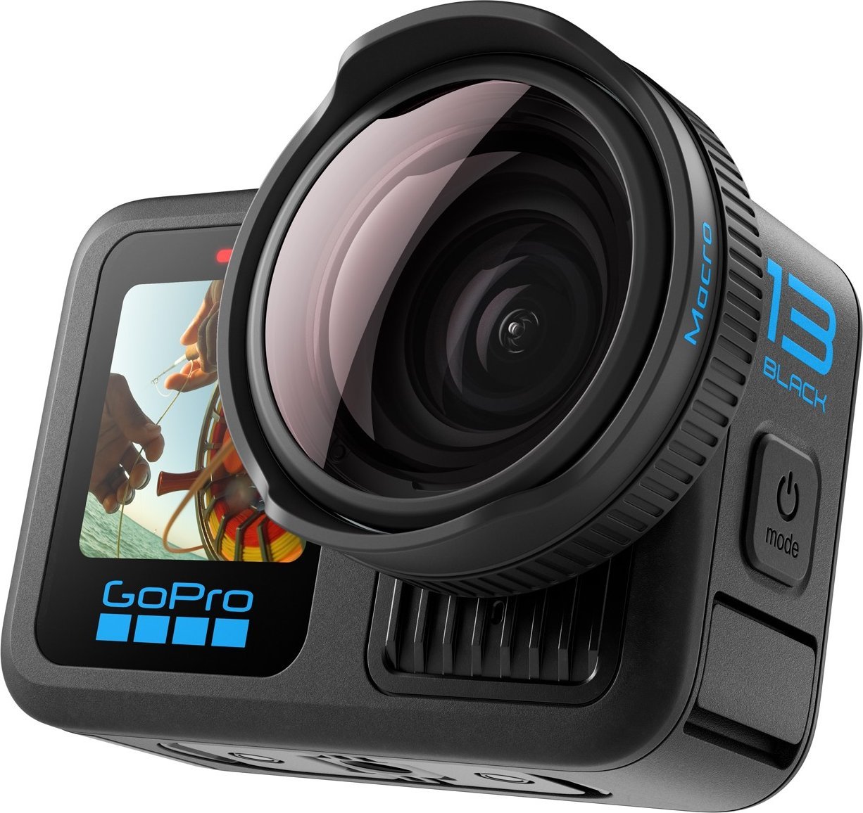 Lentë makro GoPro Macro Lens Mod për HERO13 Black, fokus manual, e papërshkueshme nga uji