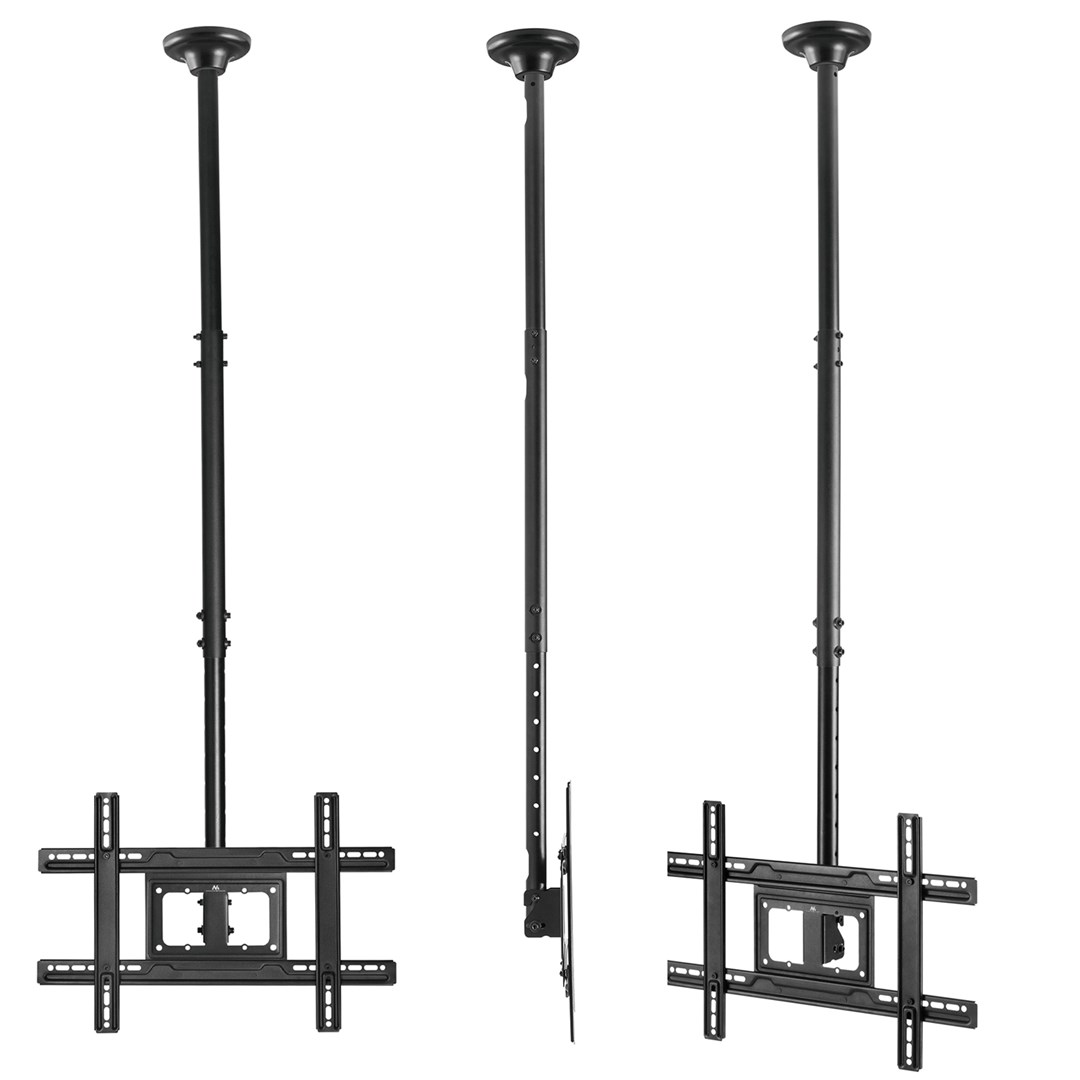 Mbajtëse muri për monitor Maclean, 23-100", 50 kg, e zezë
