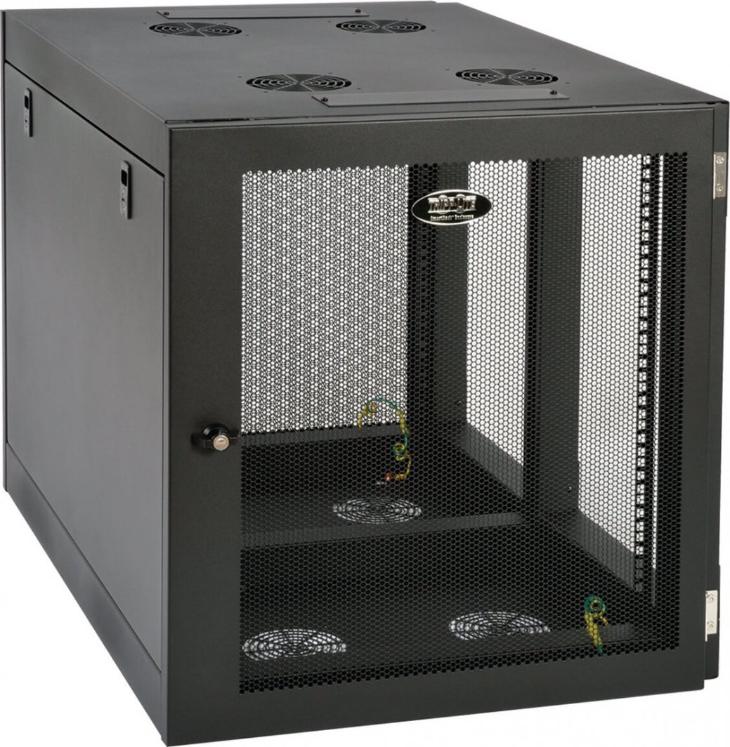 Ѕиден кабинет Итон Трип Лајт СмартРек 12U, низок профил, хеви дјути, црн