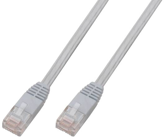 KABLLO rrjeti Digitus Patch Flat, KAT 5e, AWG 30/7, 3 m, e bardhë