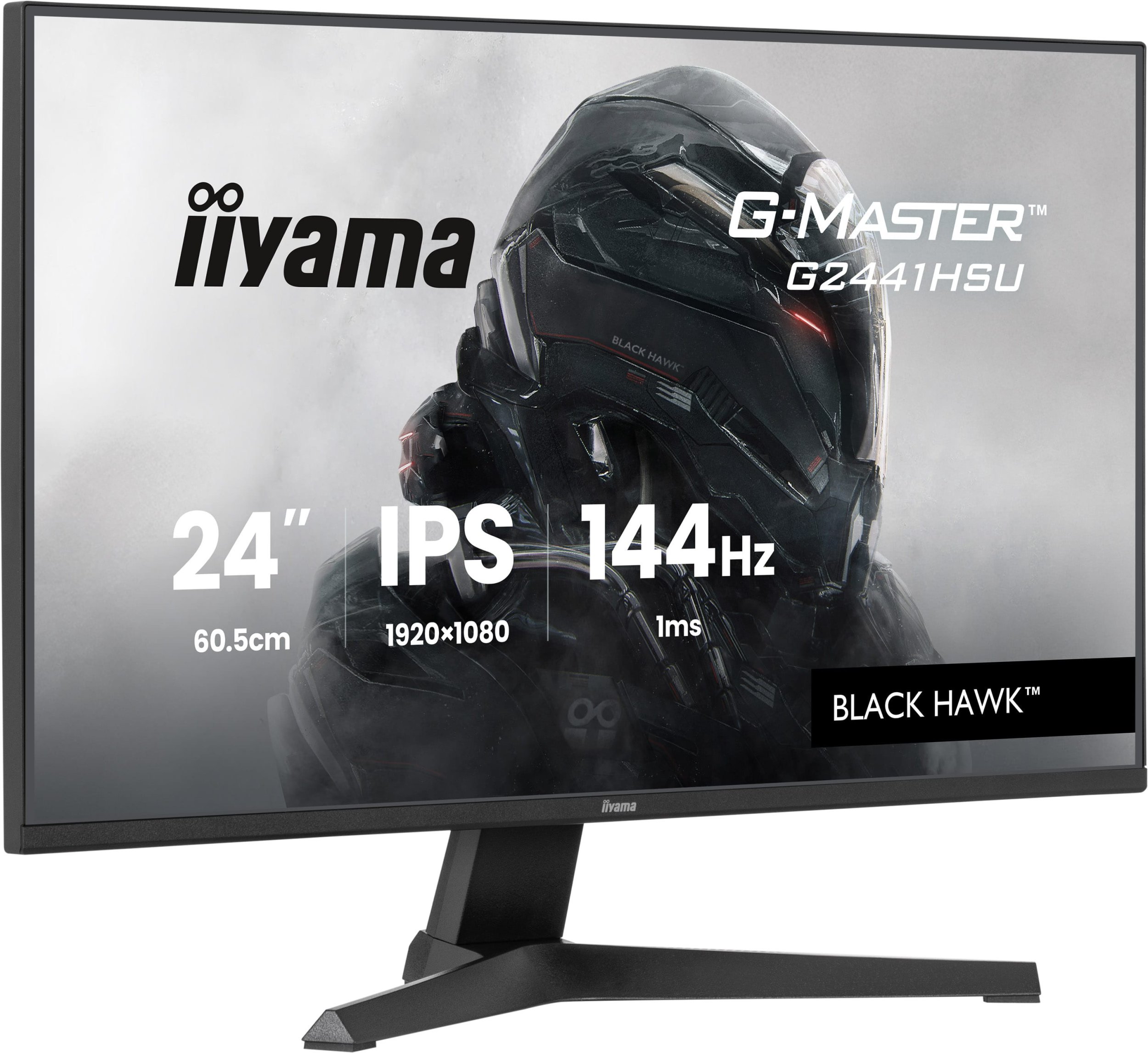 Monitor gaming Iiyama G2441HSU B1, 23.8", Full HD, 144Hz, i zi
