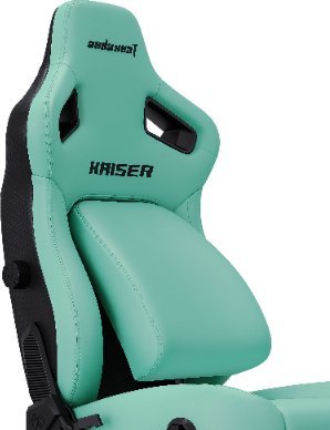 Kресло за гејминг AndaSeat Kaiser 4 Series, големина L, премиум PVC кожа, Robin Egg сина