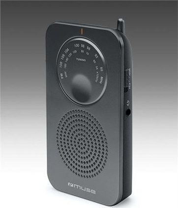 Radio personale analoge Muse M-01RS, FM MW, portative, gri