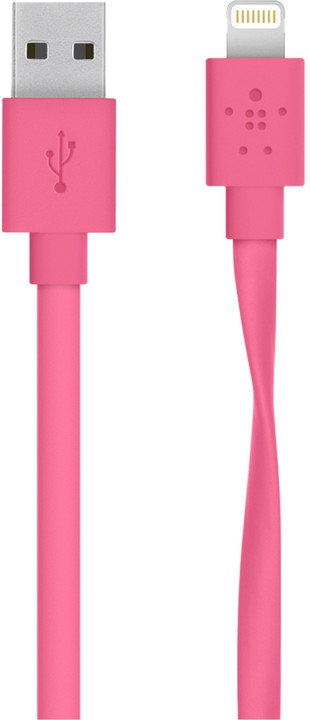 Kabllo Belkin MIXIT Lightning, 1.2 m, rozë