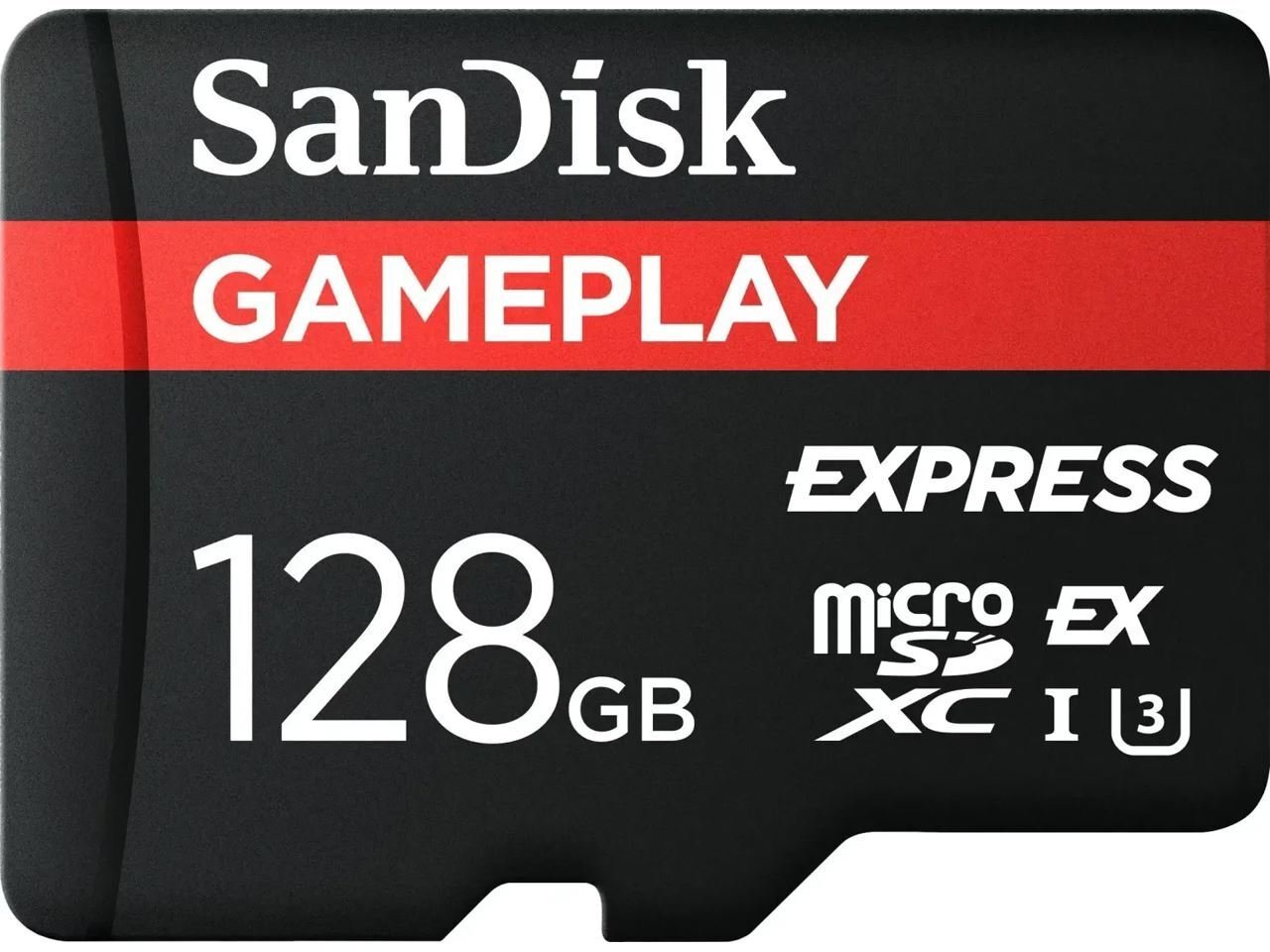Kartë memorie SanDisk Express GamePlay microSDXC, 128GB, SD Express, e zezë