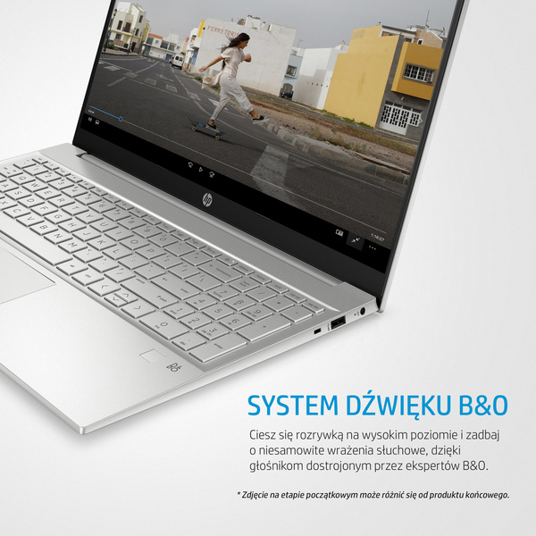 Laptop HP Pavilion 15-EH1070DX, 15.6'', AMD Ryzen 7, 8GB RAM, 512GB SSD, AMD Radeon Graphics, i kaltër