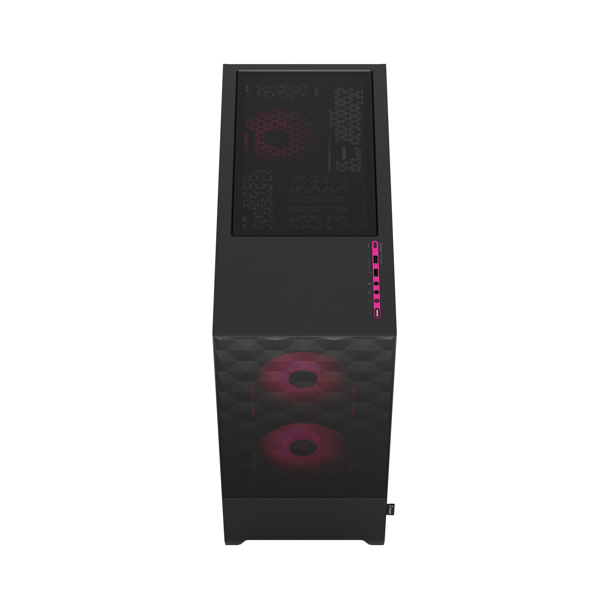 Kasë për PC Fractal Design Pop Air RGB Magenta Core TG, e zezë